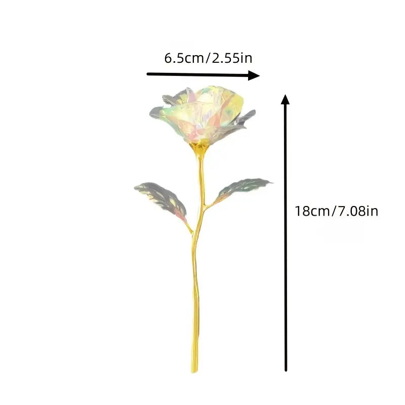 10-Piece Elegant Glittering Crystal Rose Bouquet, Realistic Luxury Floral Arrangement for Weddings, Anniversaries, and Special Occasions, Perfect for Home Decor and Romantic Gifting