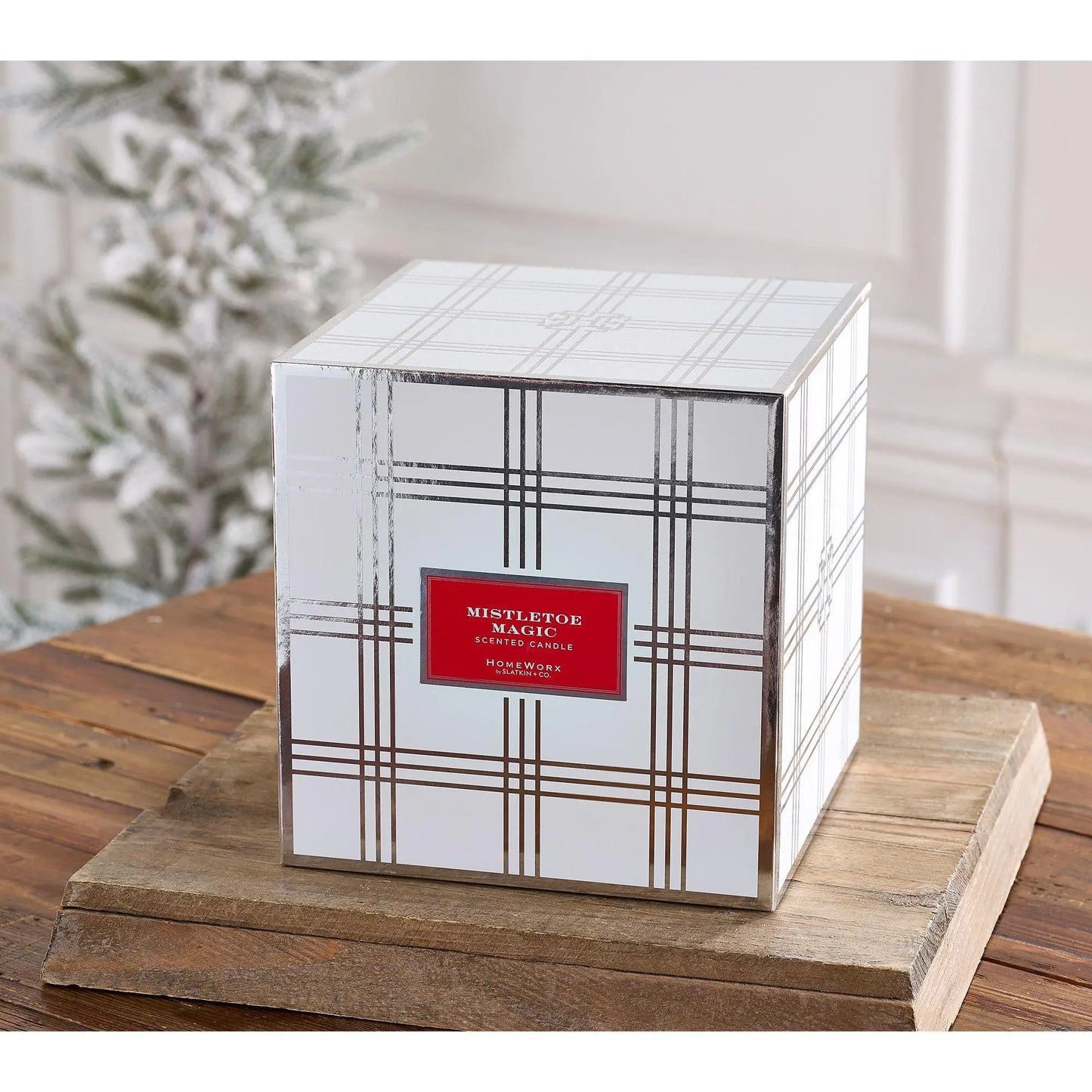 Homeworx by Slatkin + Co. 50 oz. Mistletoe Magic Candle with Gift Box