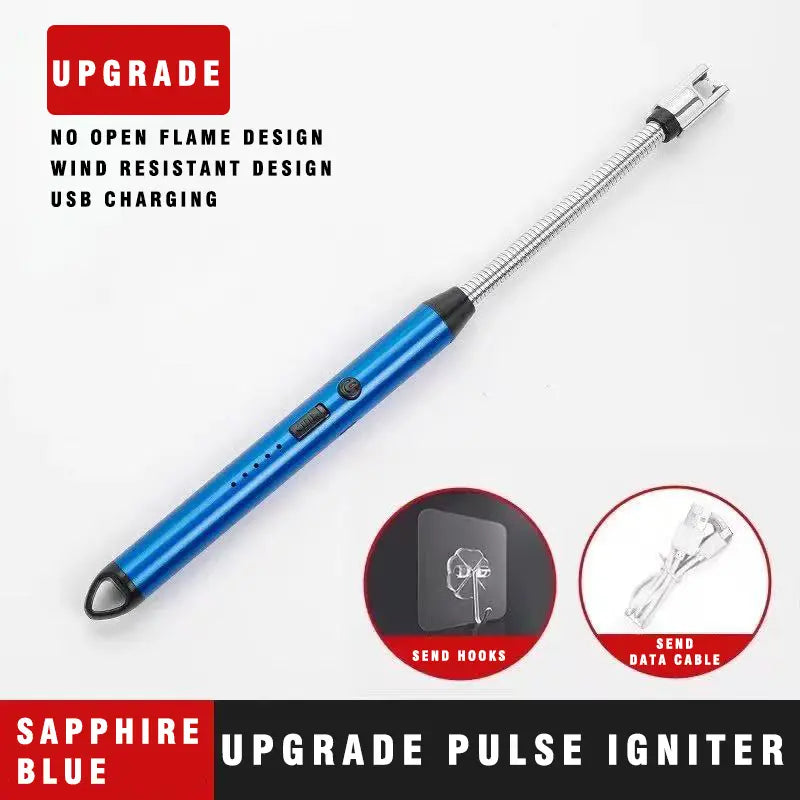 Ignite the Candle Electric Tool, Mothers Day Gifts for Mom from Daughter Son, Birthday Gifts for Mom Women Men Wife Sister Self Igniter Torch Portable Rechargeable Pink Orange Gradient Kitchen Utensils Aluminum Cooking Utility Bushcraft Tools